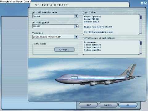 flight simulator 2004 aircraft